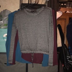 Long sleeve relaxed fit top